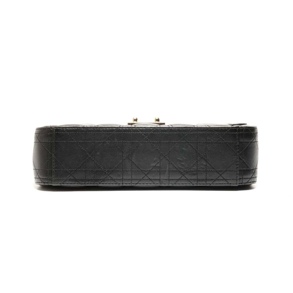 CHRISTIAN DIOR Black Leather Shoulder Bag - Picture 7 of 13